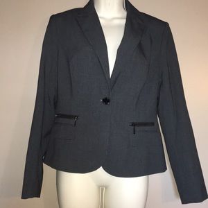 Calvin Klein Grey Blazer Size 6